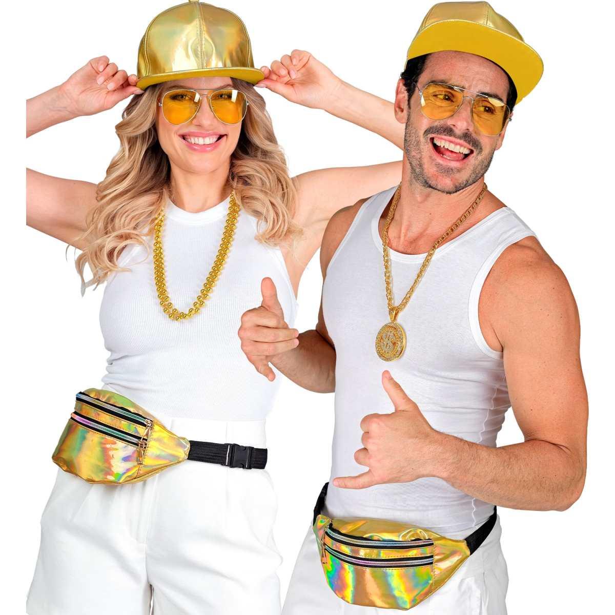Borsa marsupio oro olografico