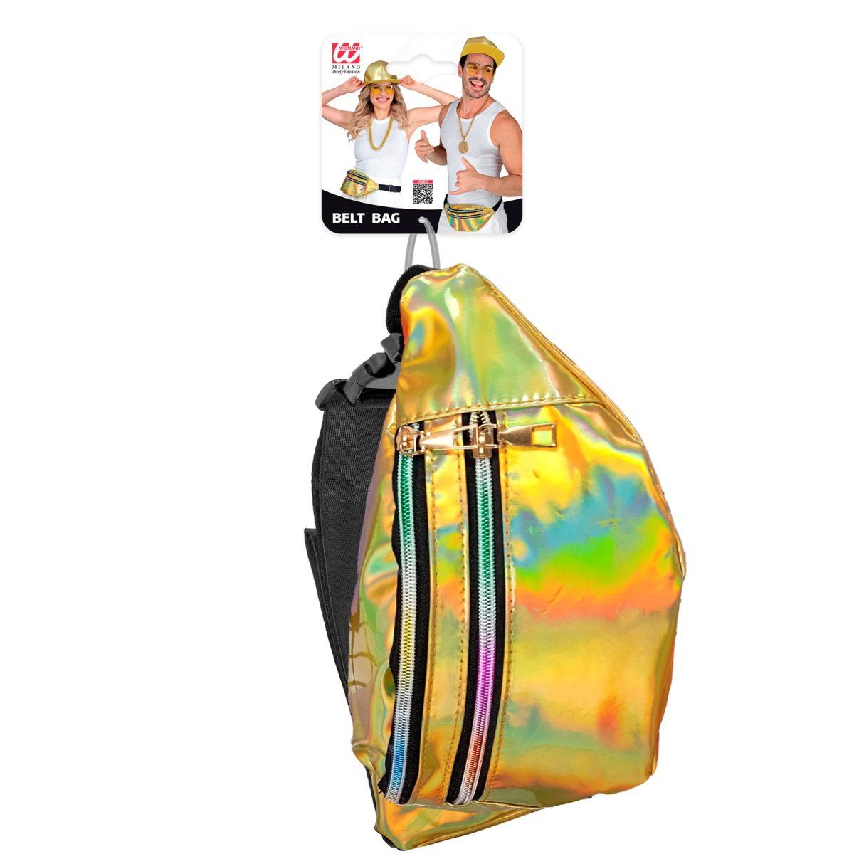 Borsa marsupio oro olografico