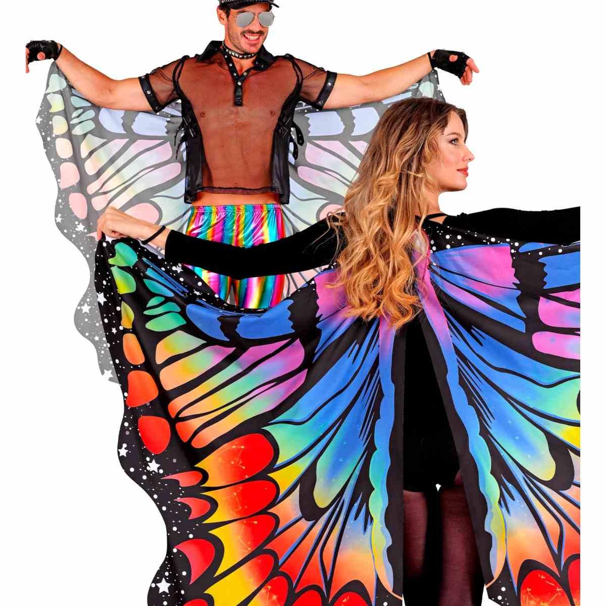 Ali farfalla multicolor arcobaleno