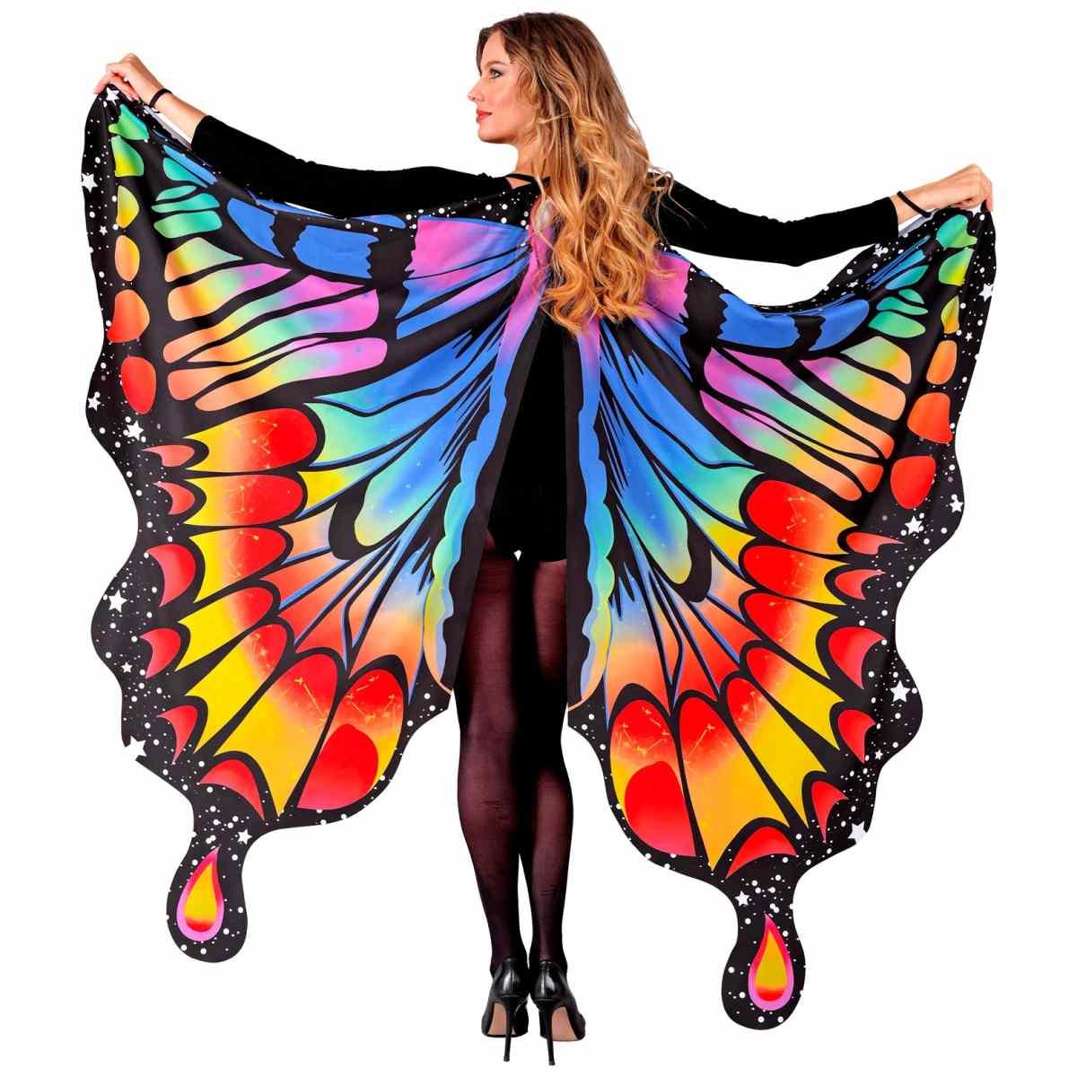 Ali farfalla multicolor arcobaleno