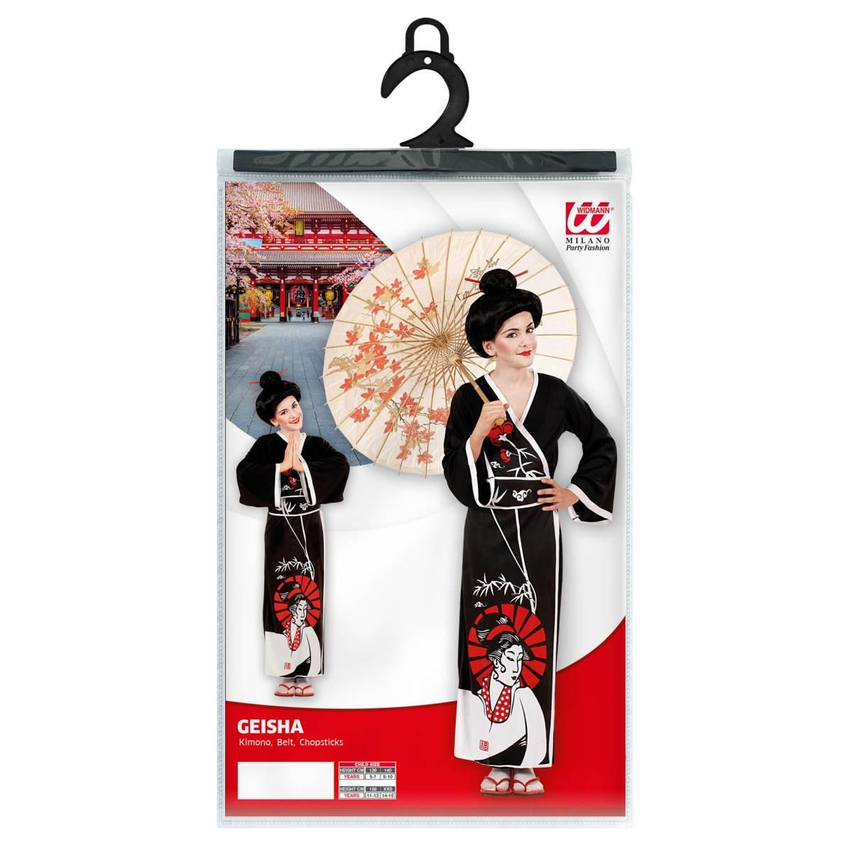 Costume geisha nero