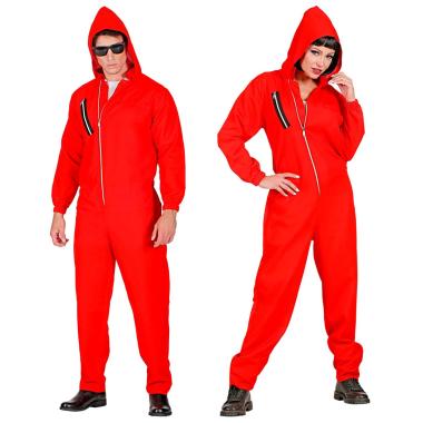 Costume tuta ladro rossa