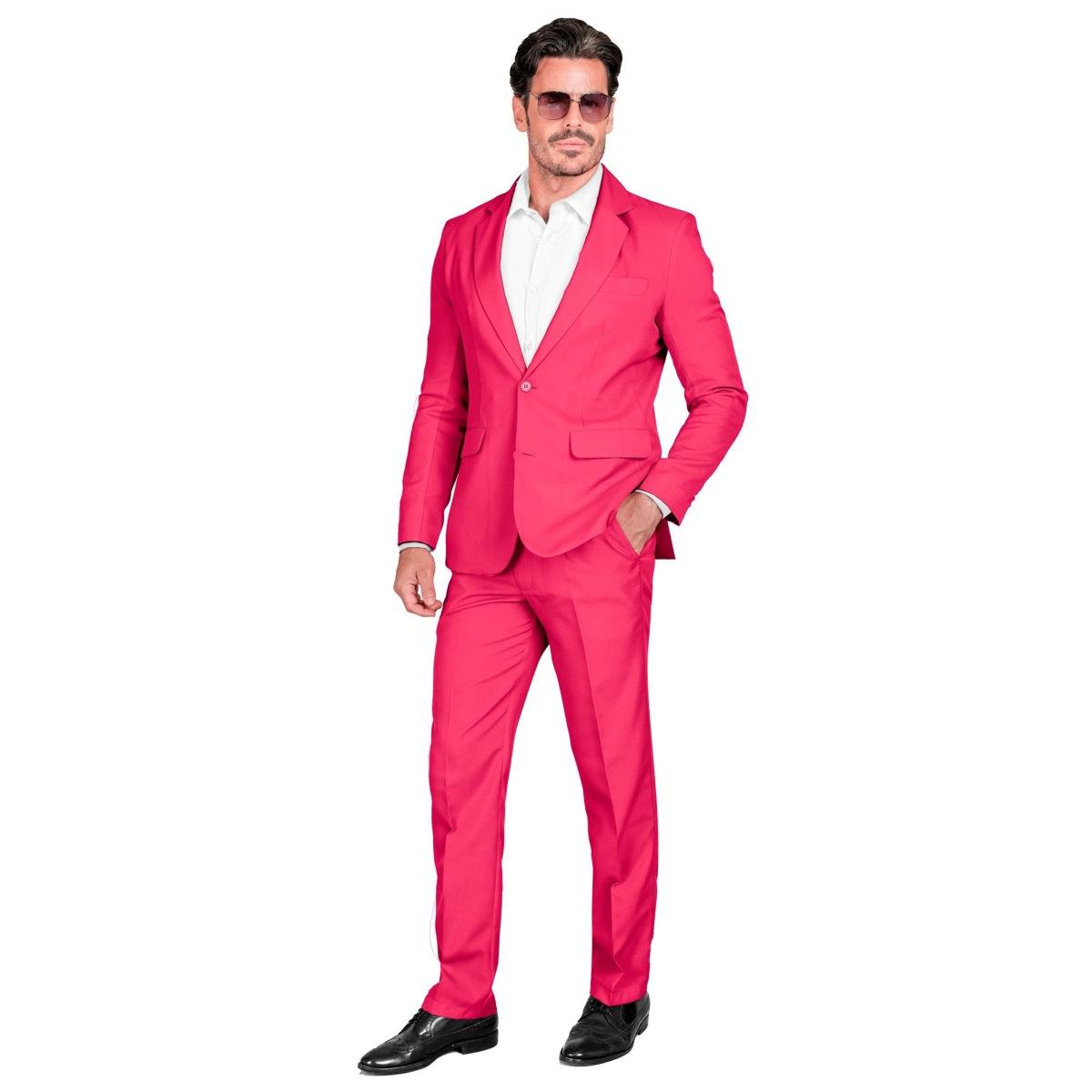 Costume completo party disco rosa