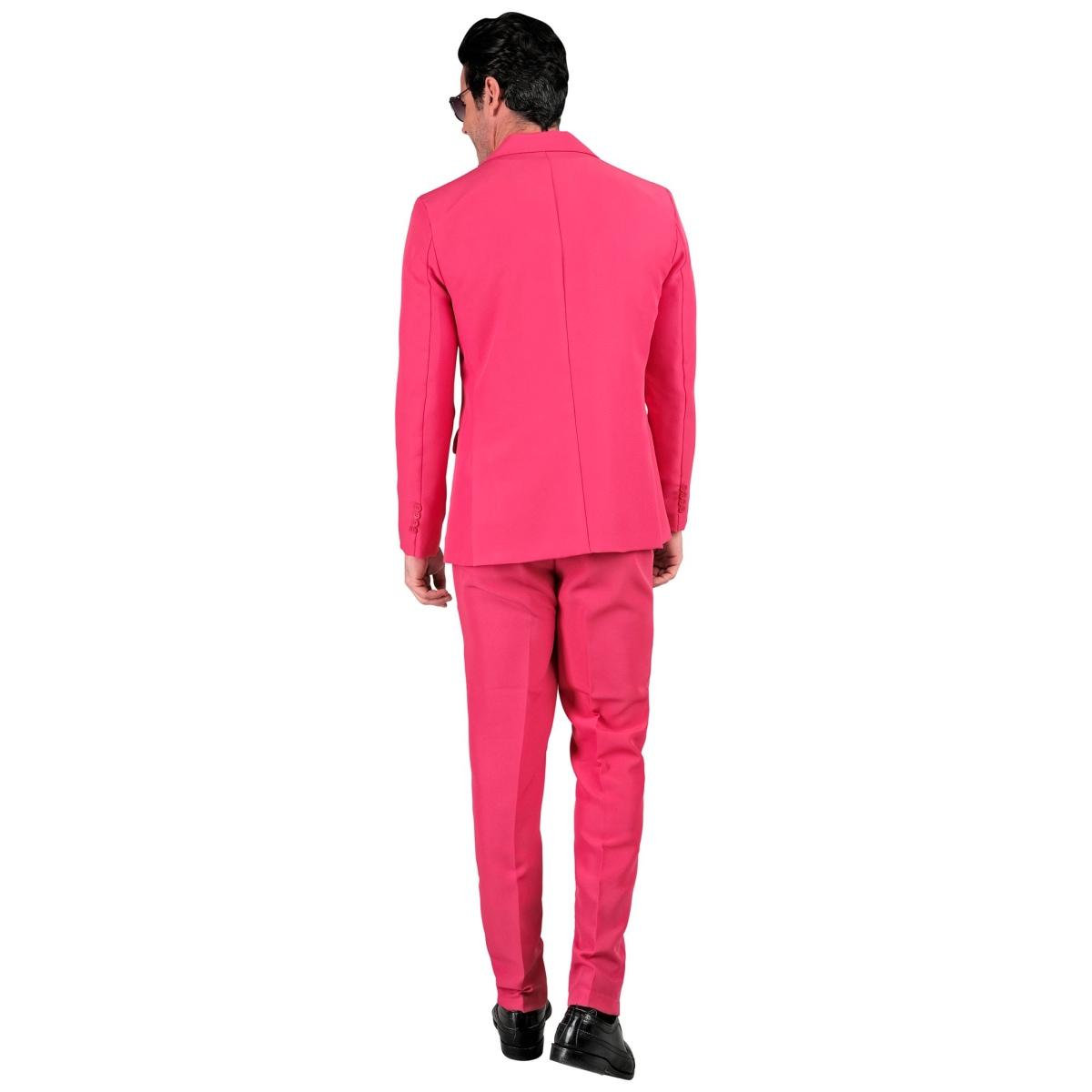 Costume completo party disco rosa