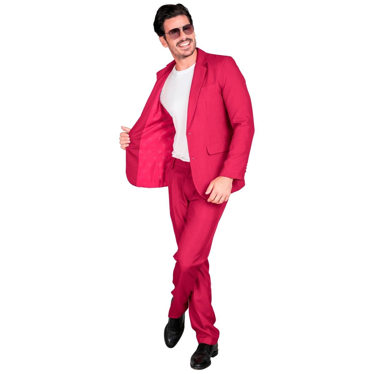 Costume completo party disco rosa
