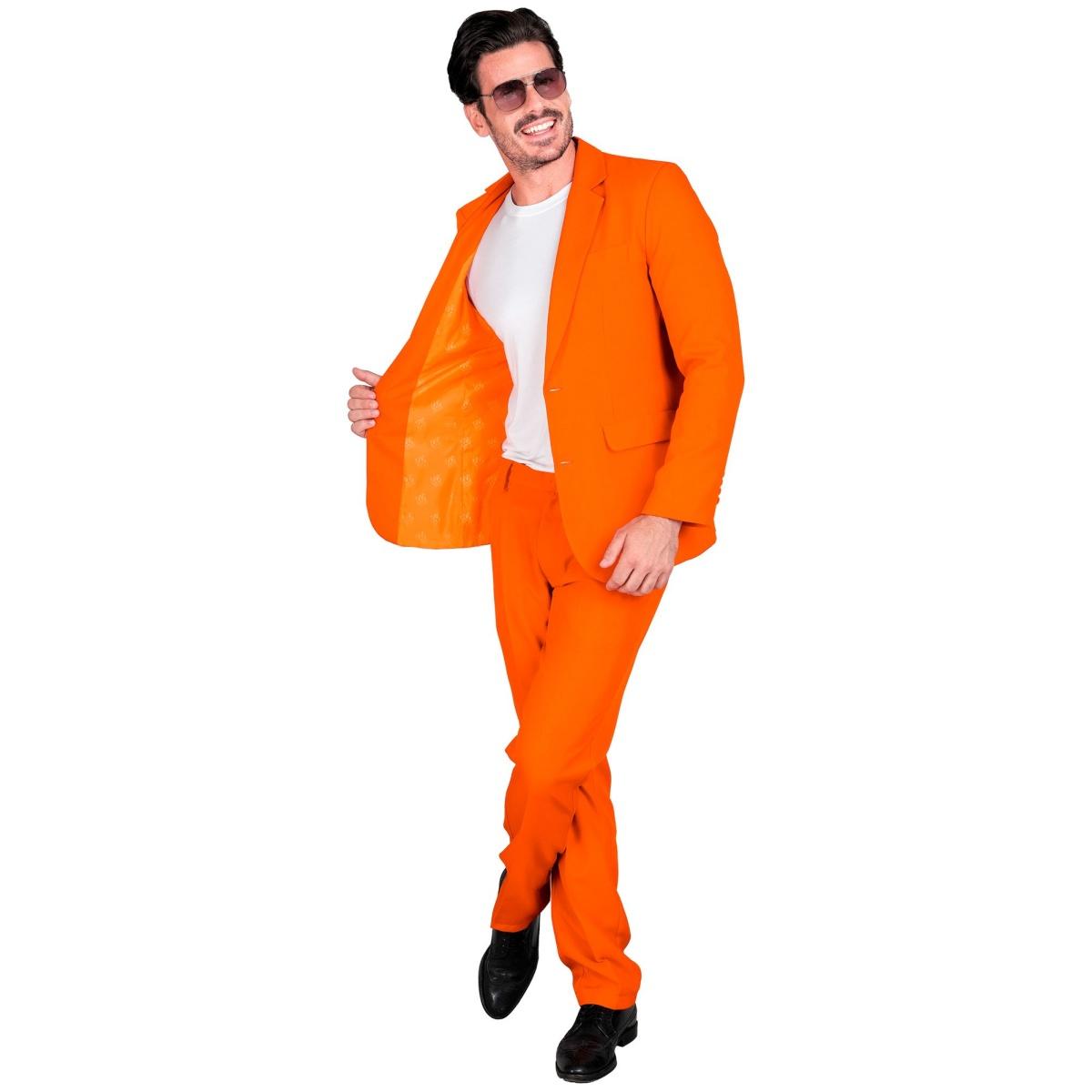 Costume completo party disco arancione
