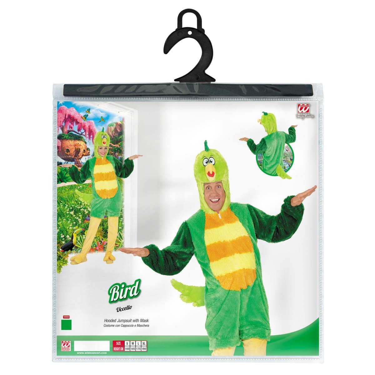 Costume uccello verde