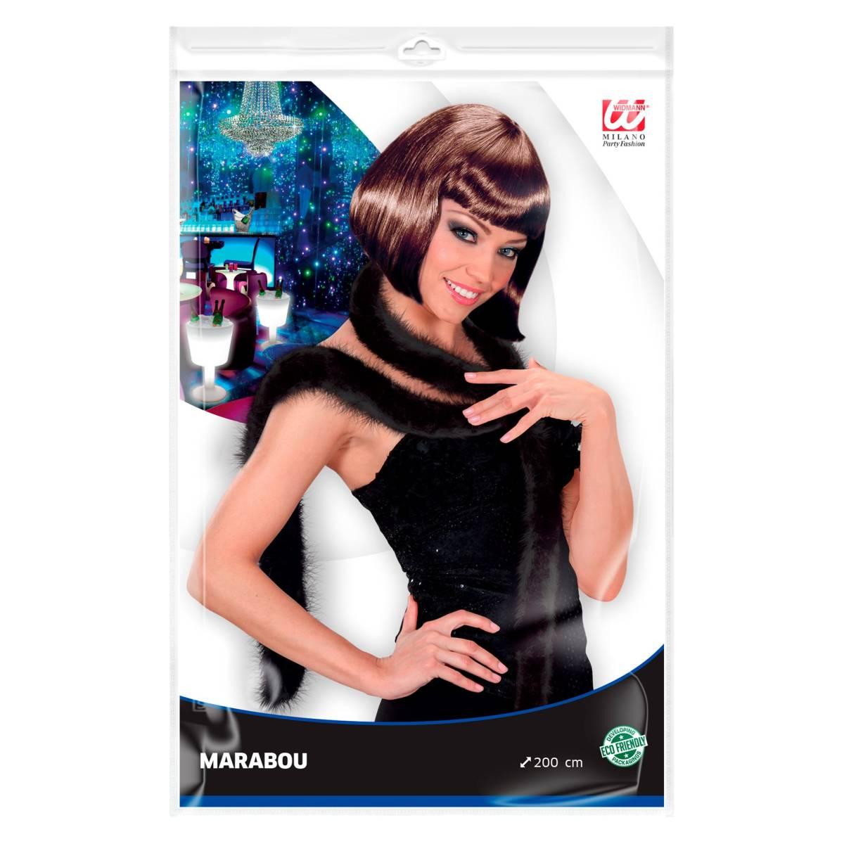 Boa di marabout nero