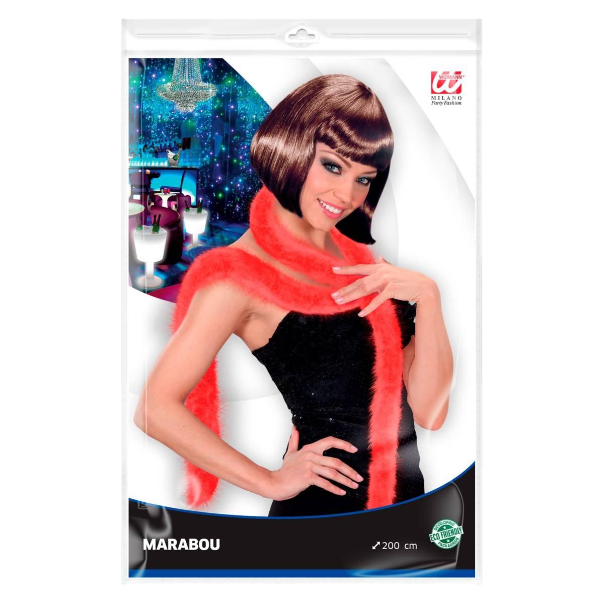 Boa di marabout rosso