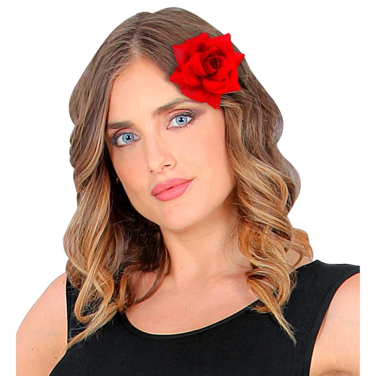 Mollettina capelli rosa rossa