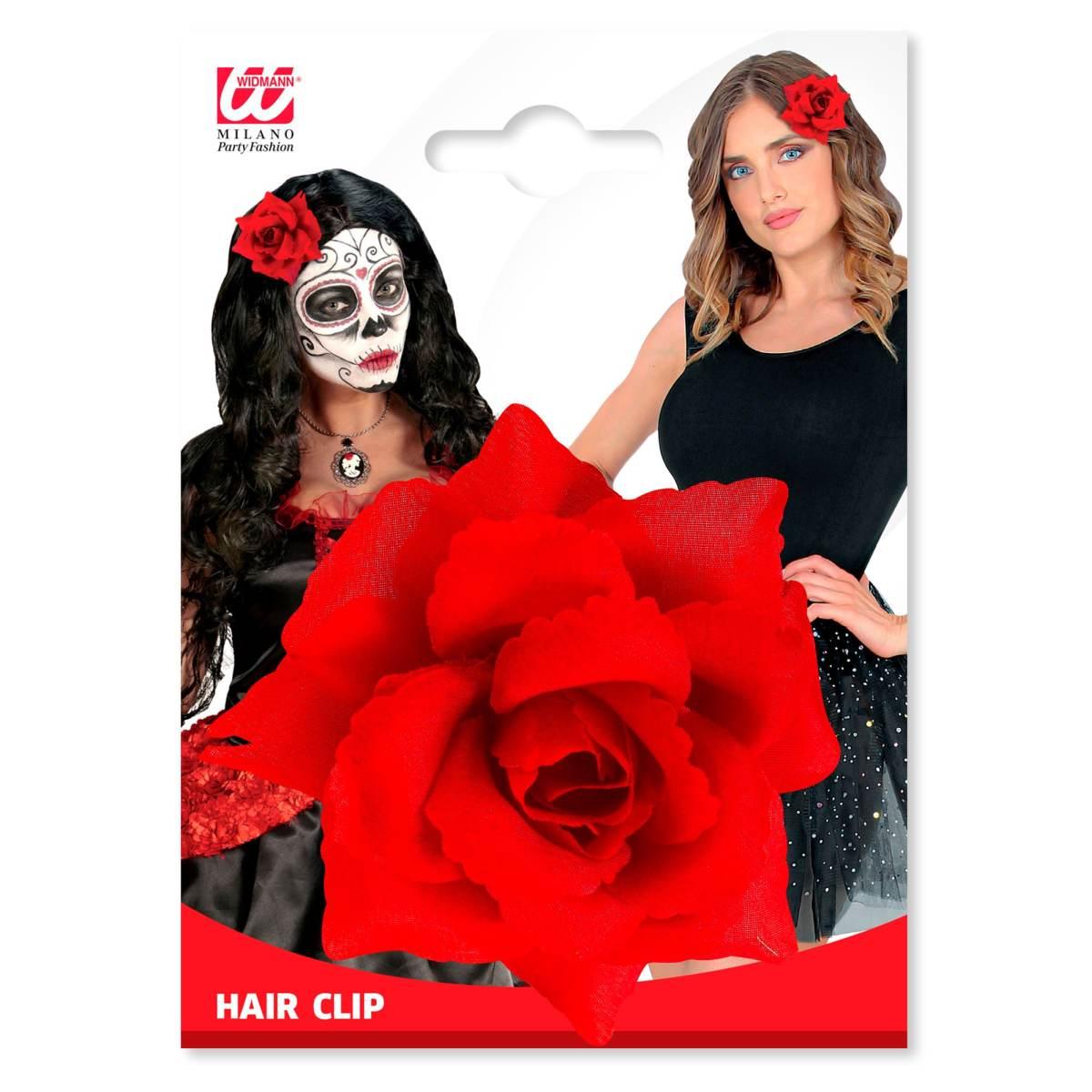 Mollettina capelli rosa rossa