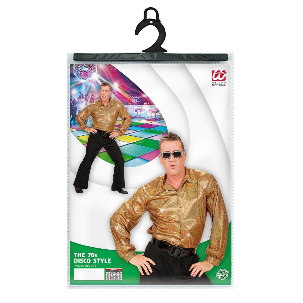 Camicia oro olografica disco