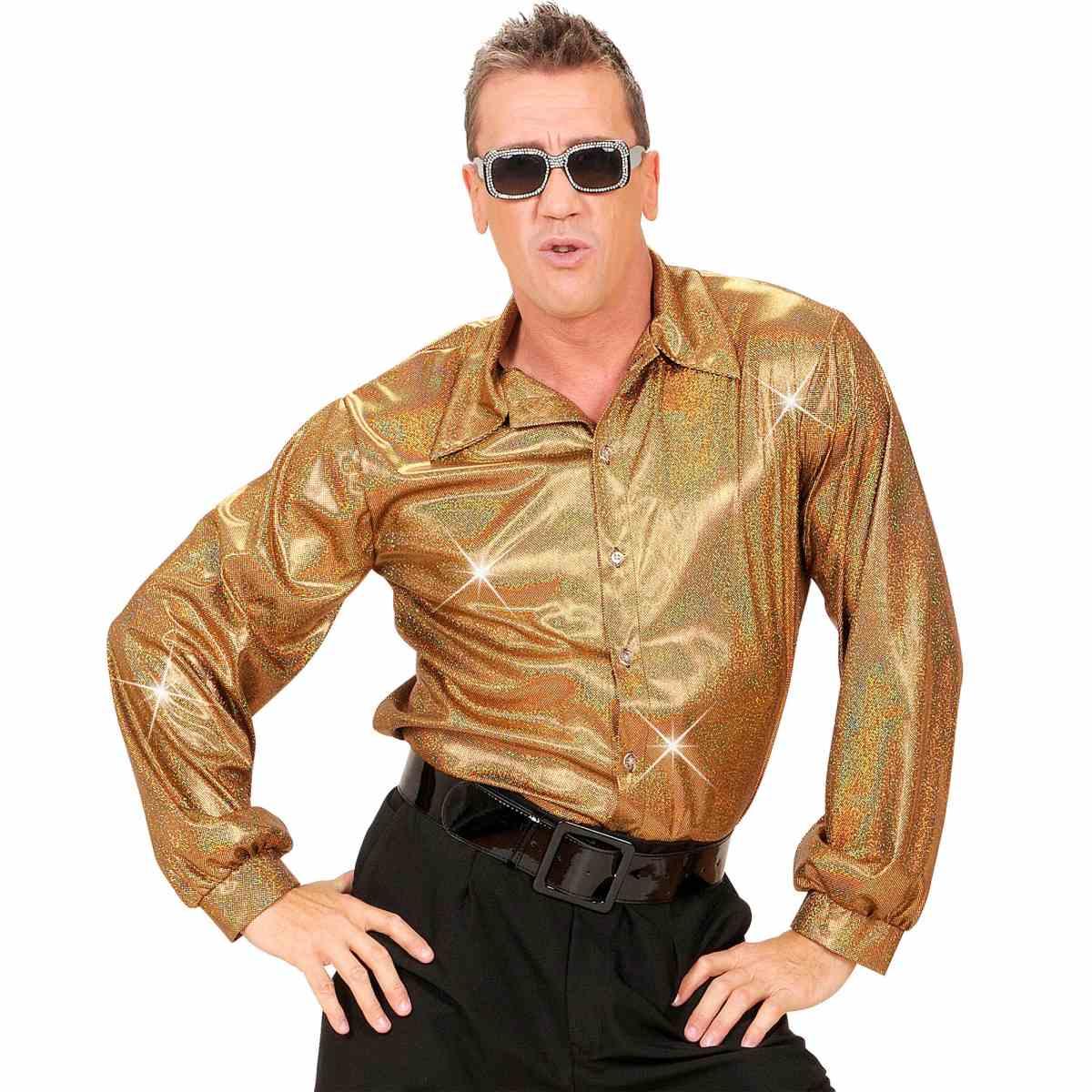 Camicia oro olografica disco
