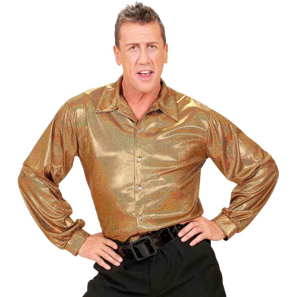Camicia oro olografica disco