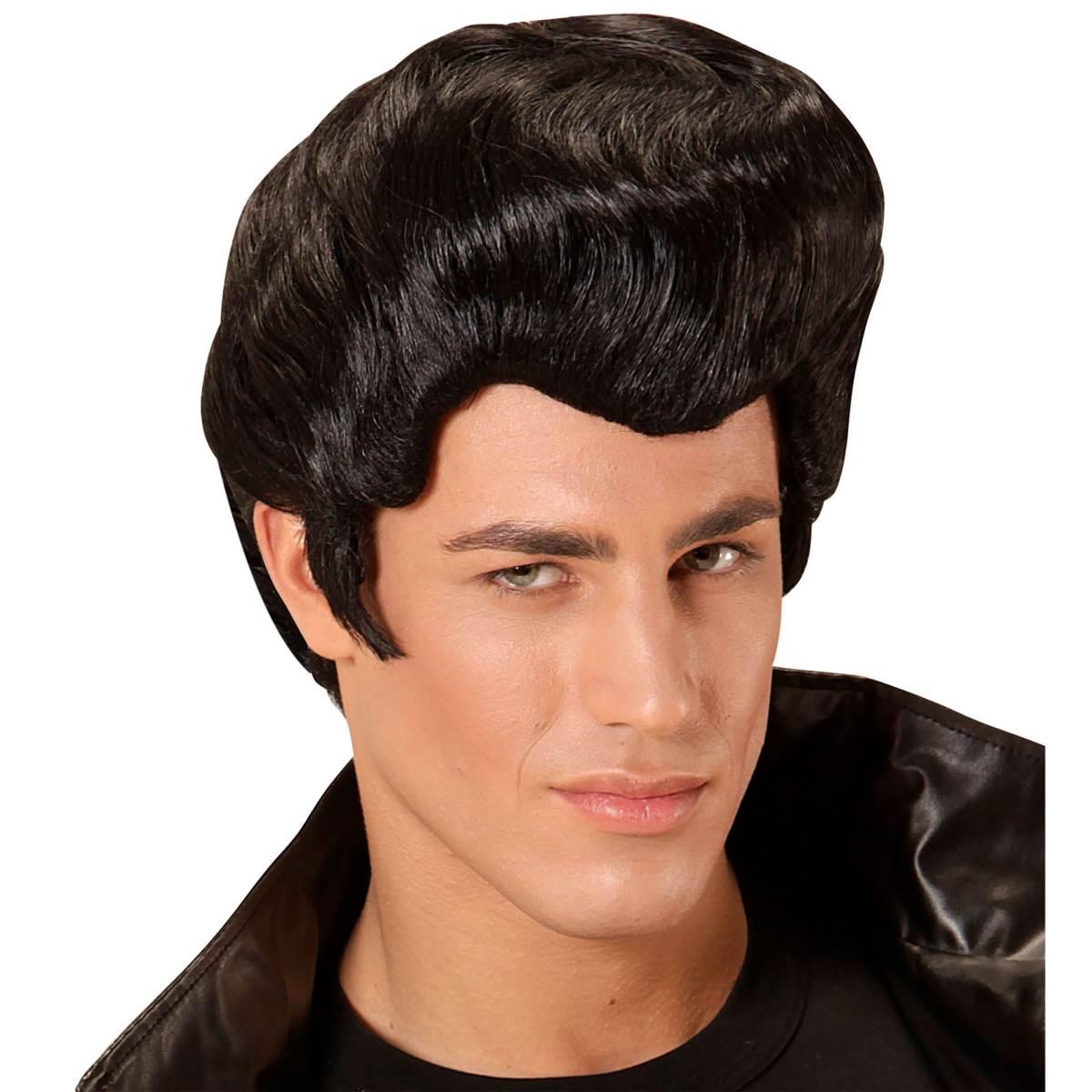 Parrucca elvis nera