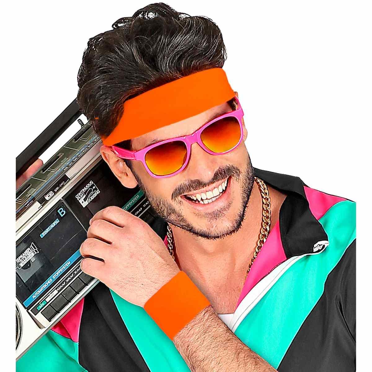 Polsini arancione fluorescente