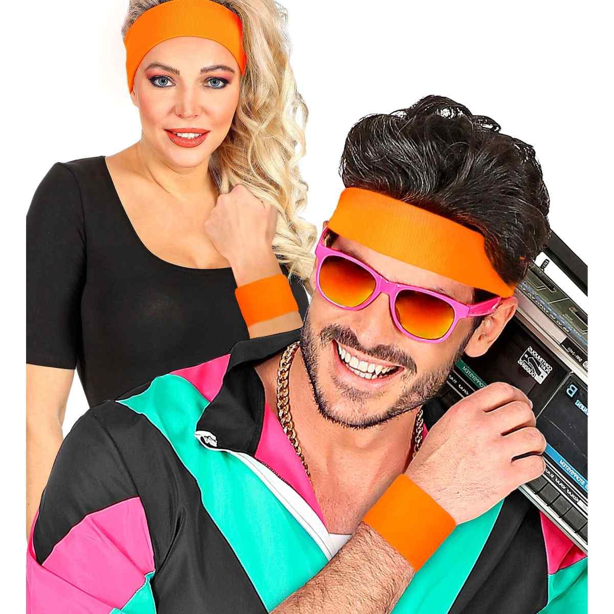Polsini arancione fluorescente