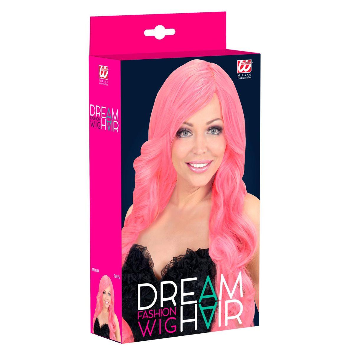 Parrucca dream rosa riccia