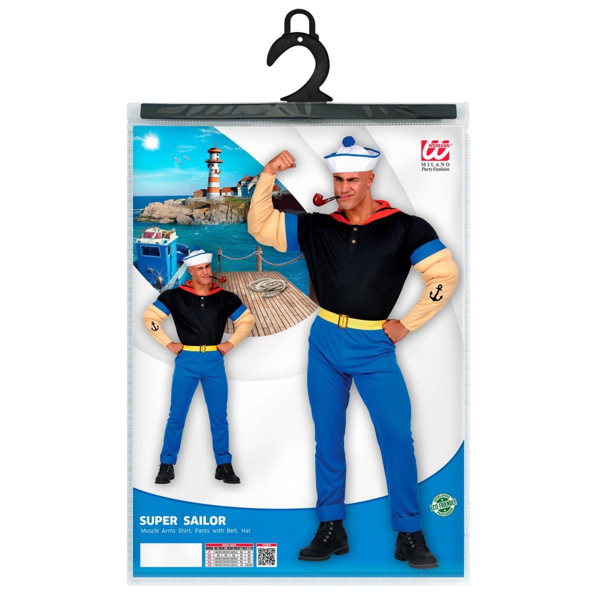 Costume marinaio braccio di ferro