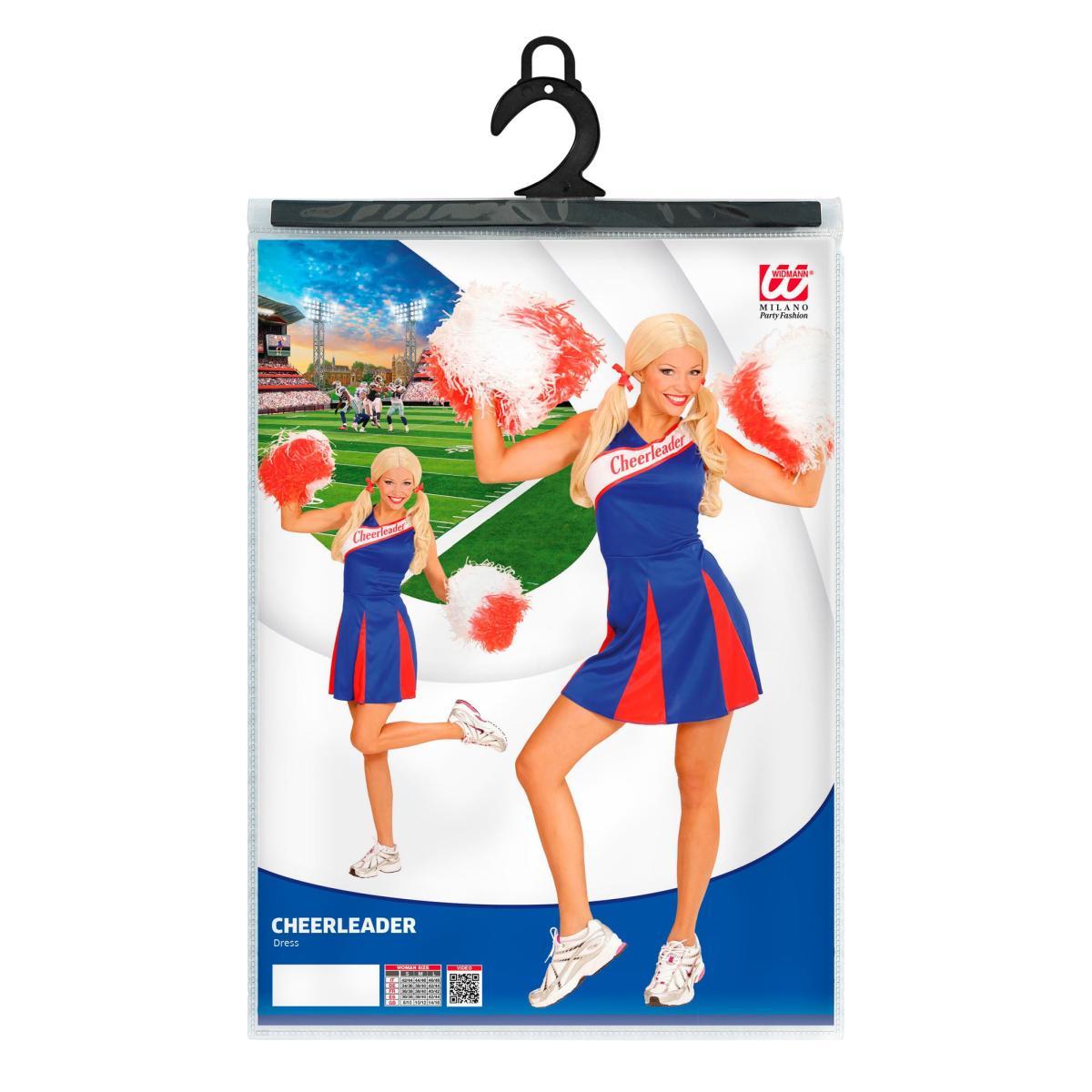 Costume cheerleader blu