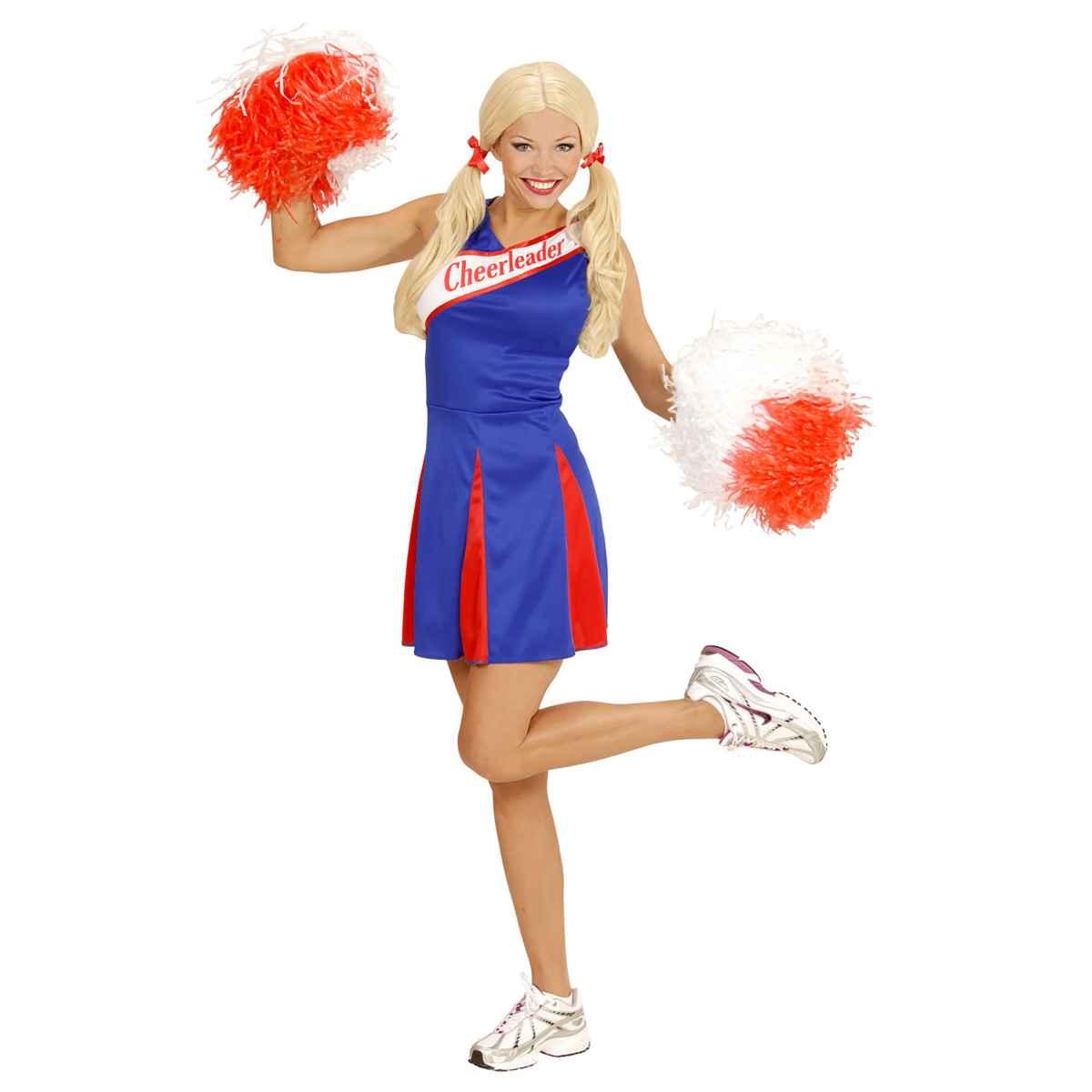 Costume cheerleader blu