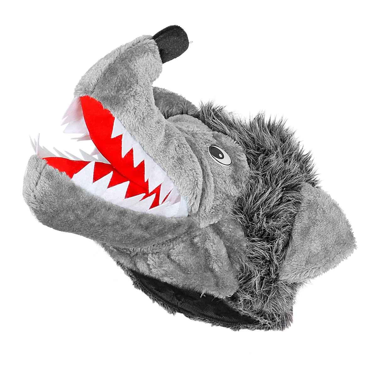 Cappello lupo peluche