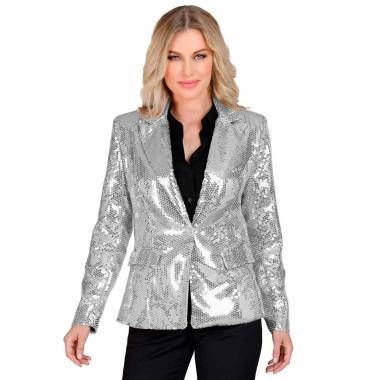 Giacca argento paillettes