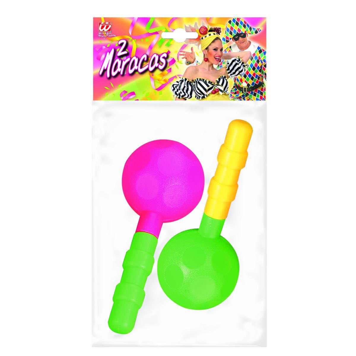 Maracas pvc colorate Set 2 pz