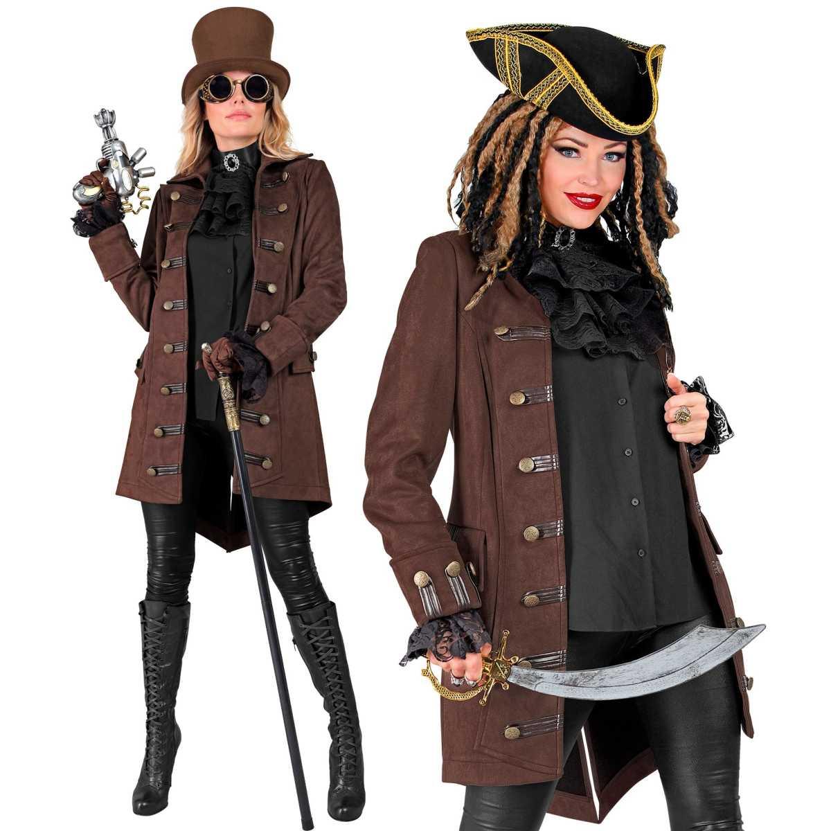 Giacca pirata marrone