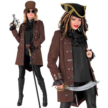 Giacca pirata marrone