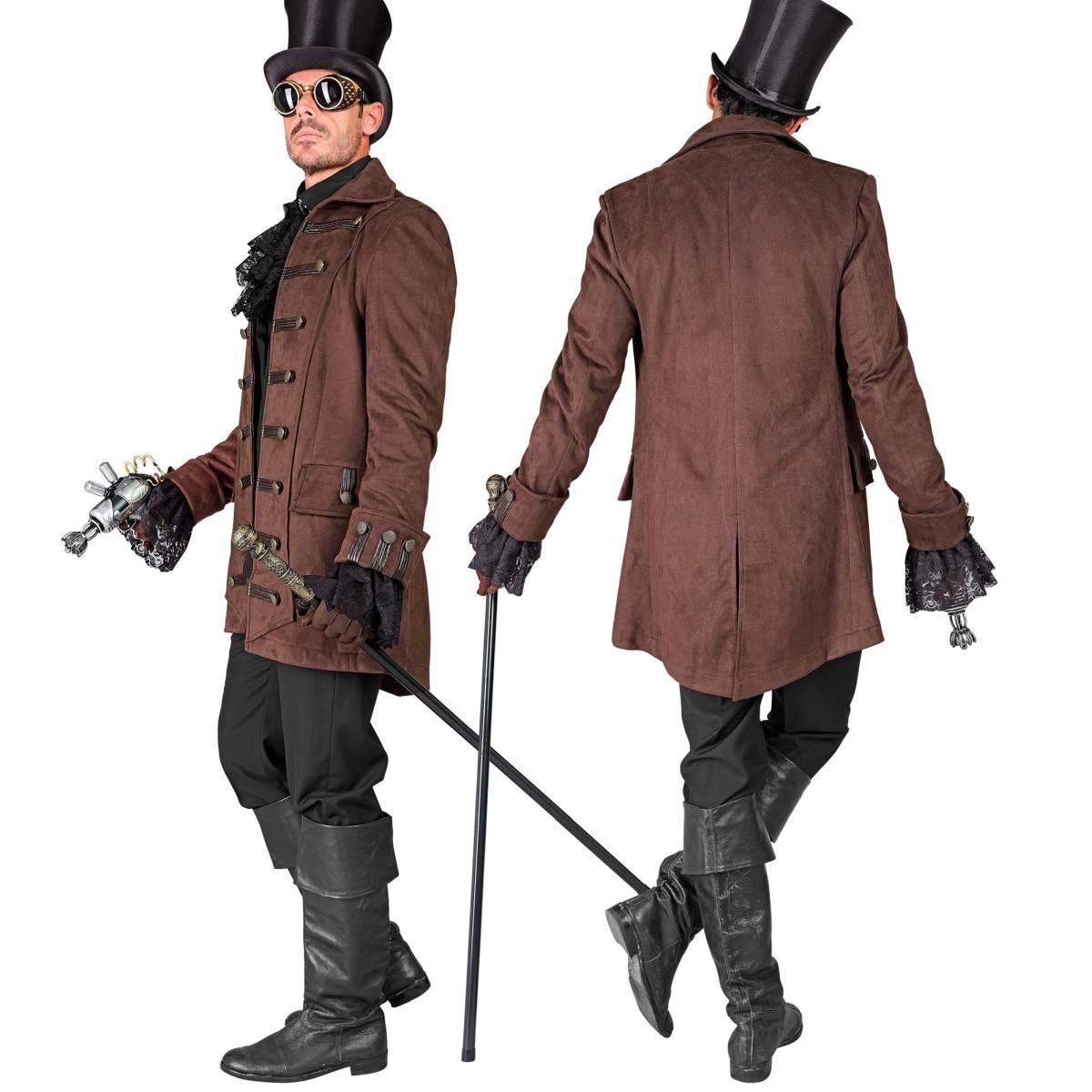 Costume giacca pirata marrone