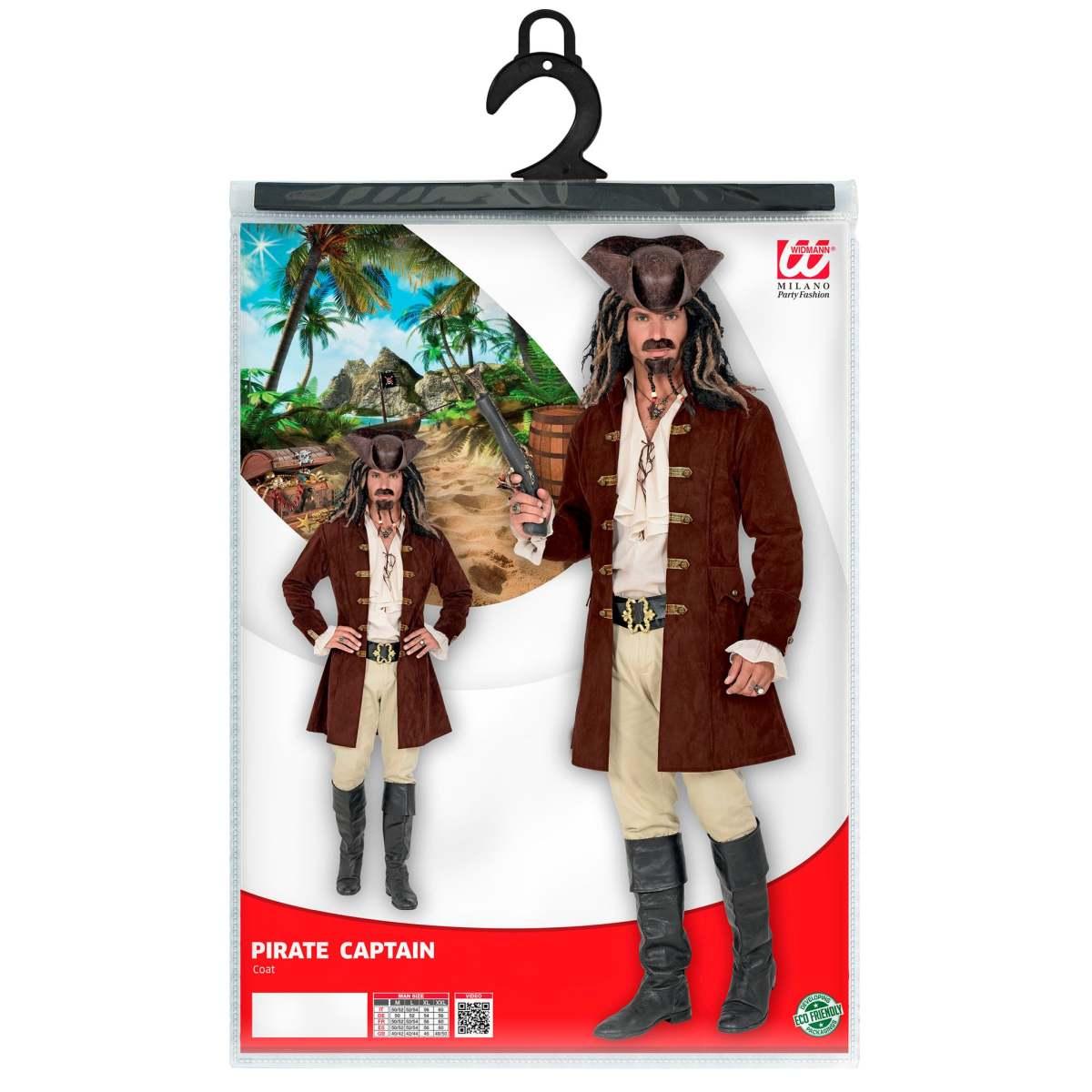 Giacca pirata marrone