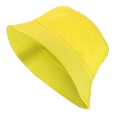 Cappello pescatore tessuto giallo fluo