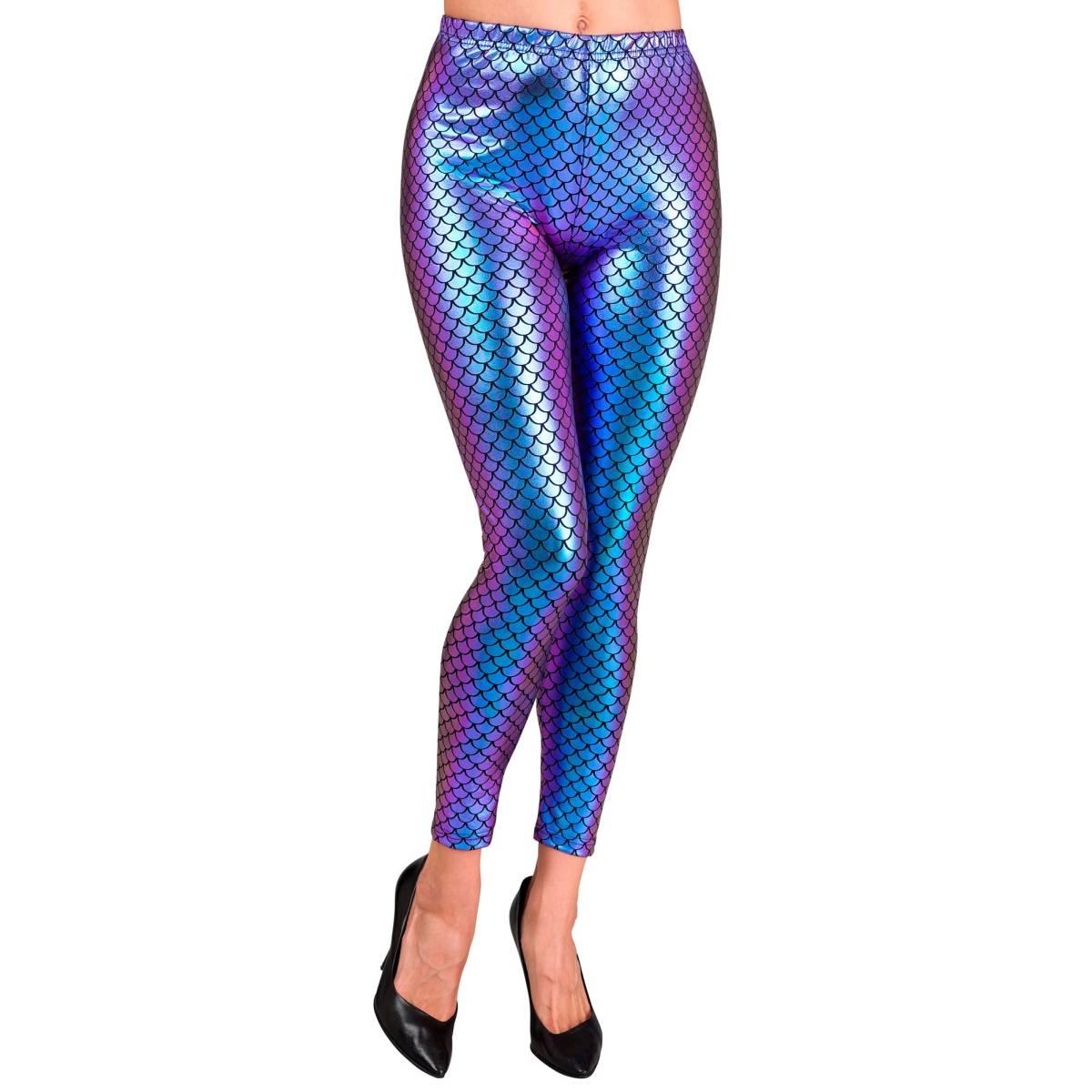 Leggins sirena metalizzato