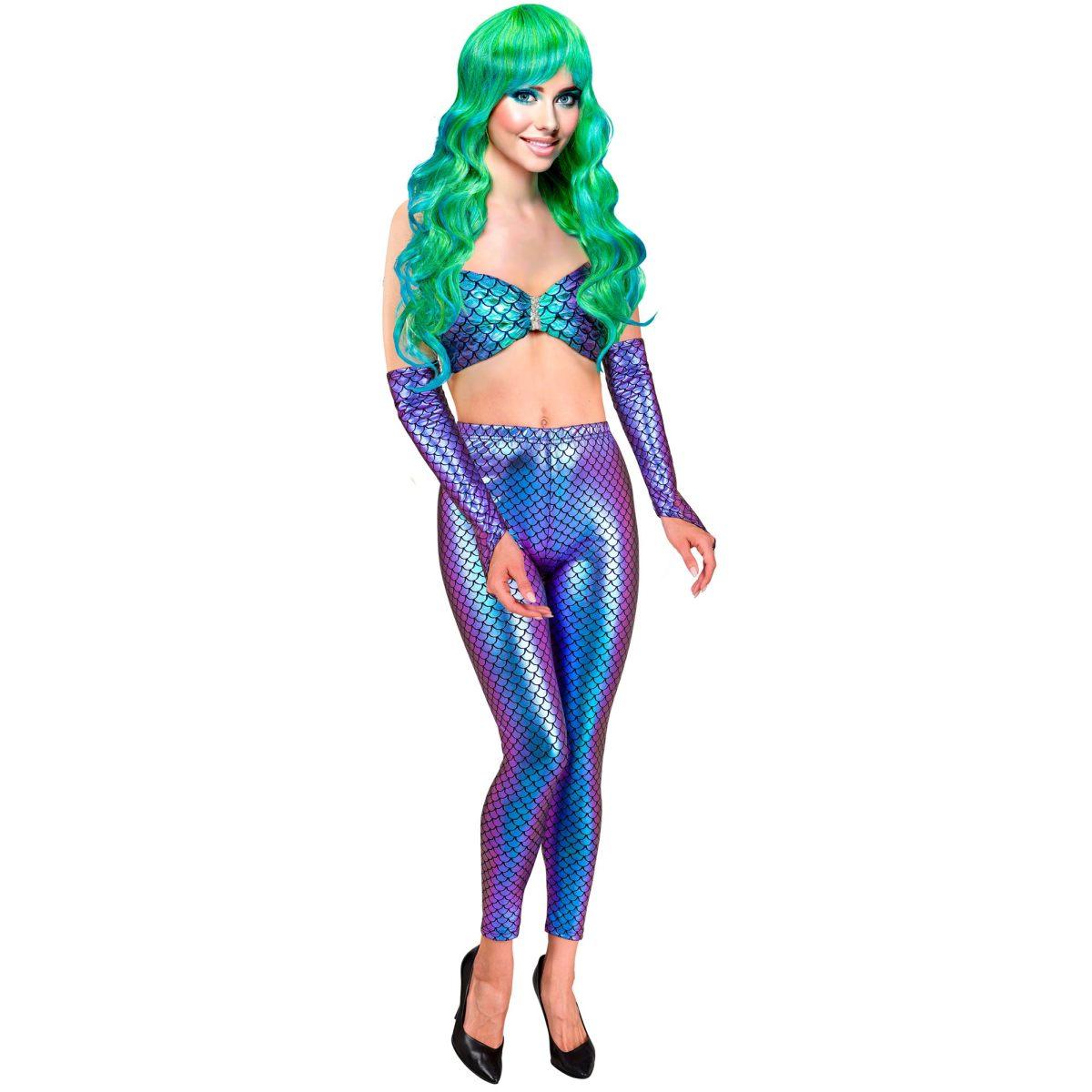 Leggins sirena metalizzato