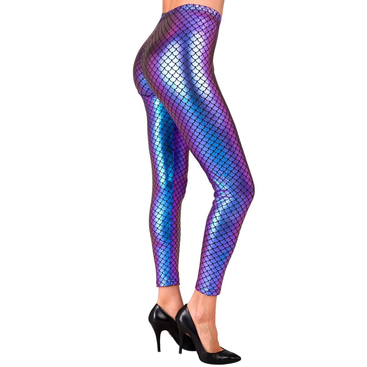 Leggins sirena metalizzato