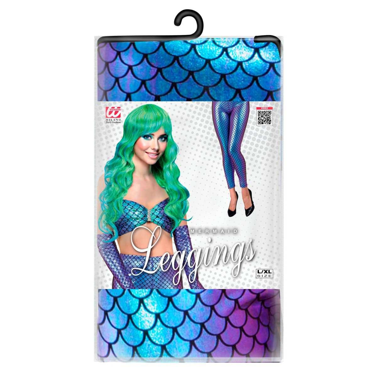 Leggins sirena metalizzato