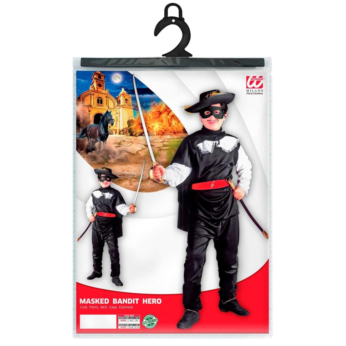 Costume zorro nero