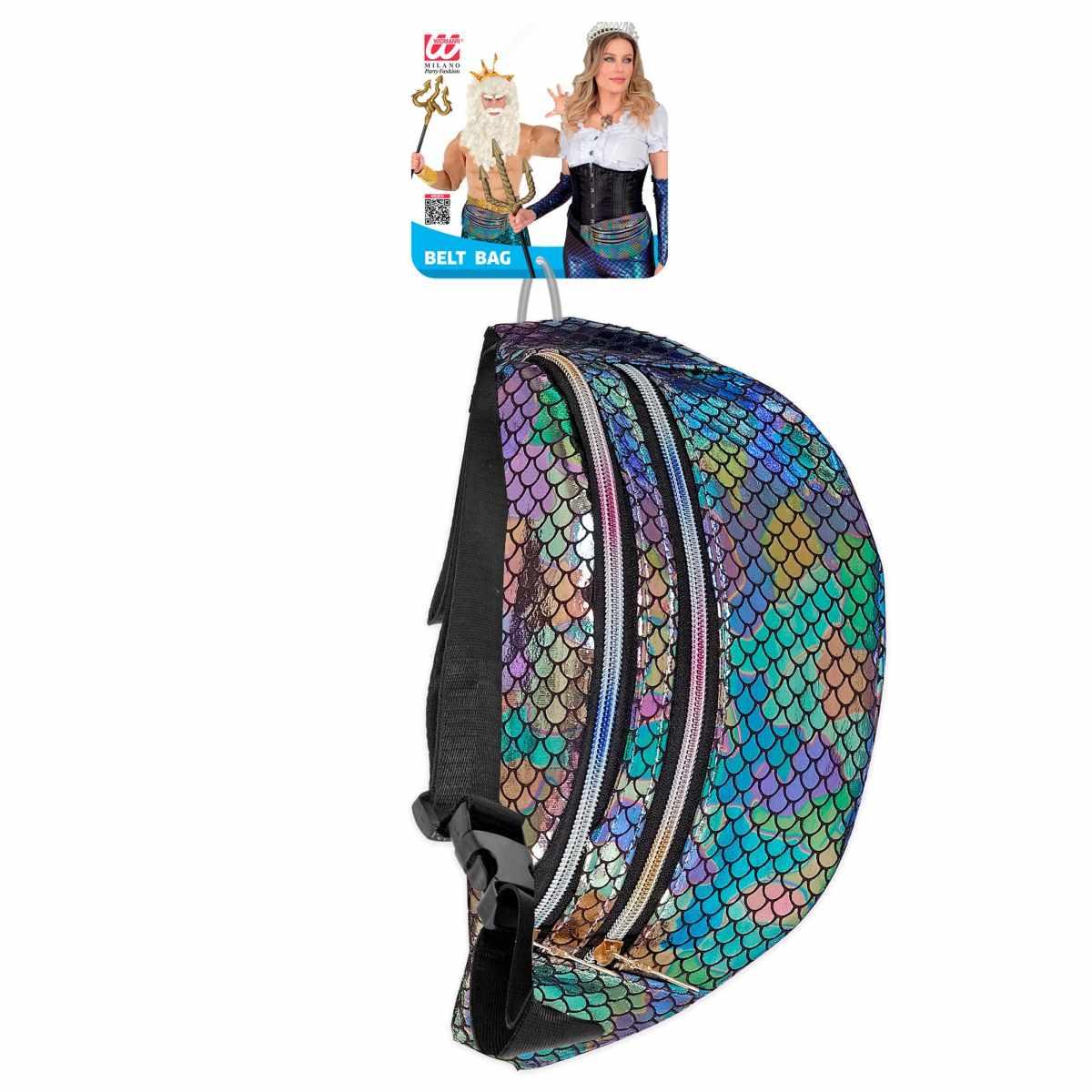 Borsa marsupio squame olografico