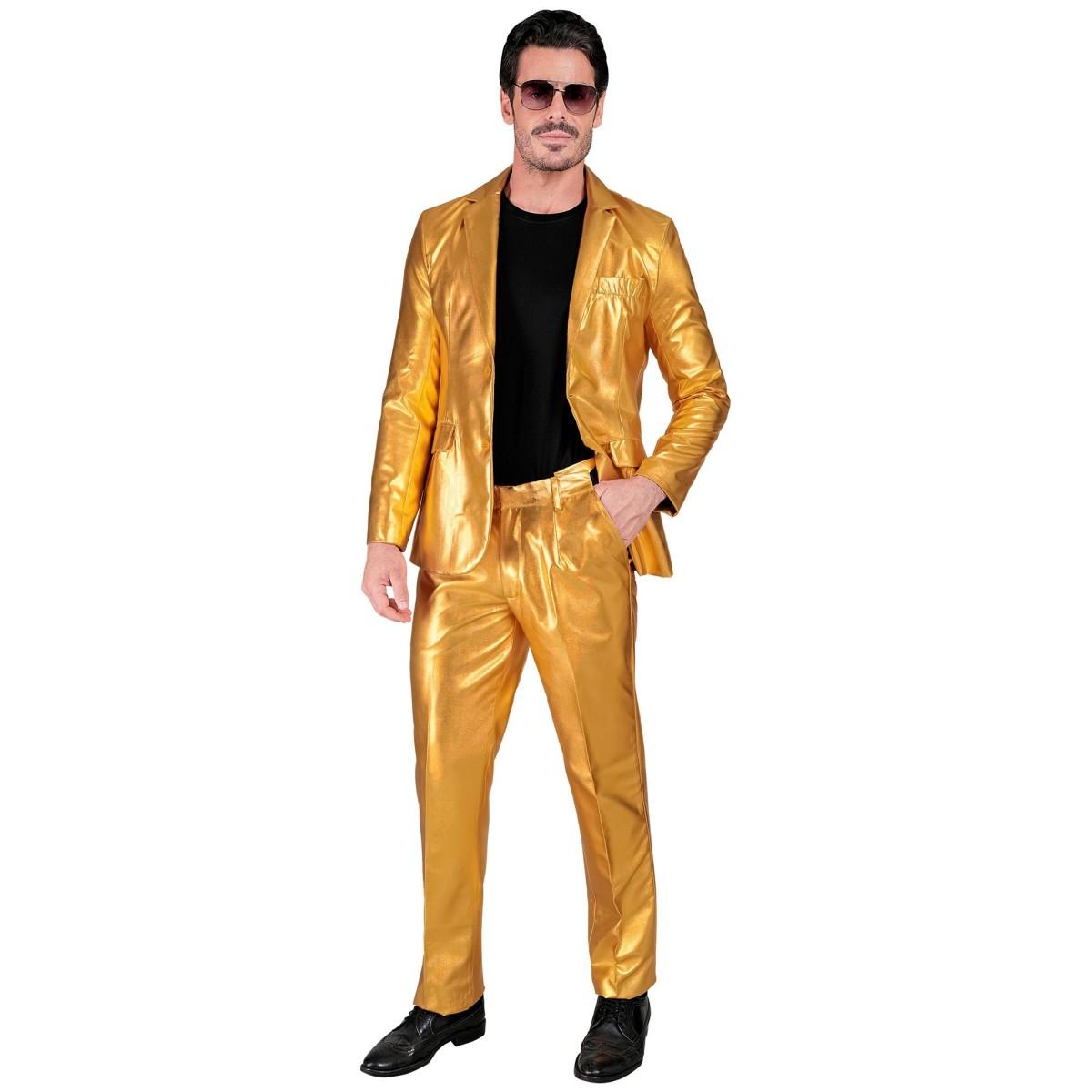 Costume completo party disco oro