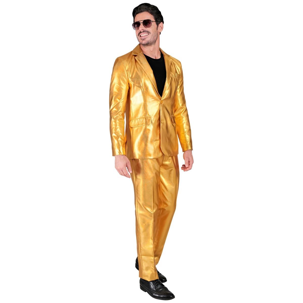 Costume completo party disco oro