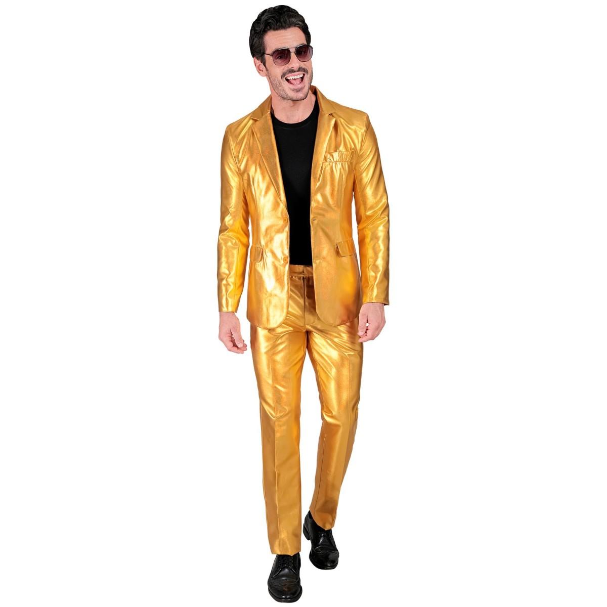 Costume completo party disco oro