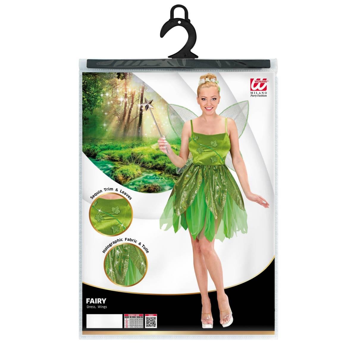 Costume fatina verde