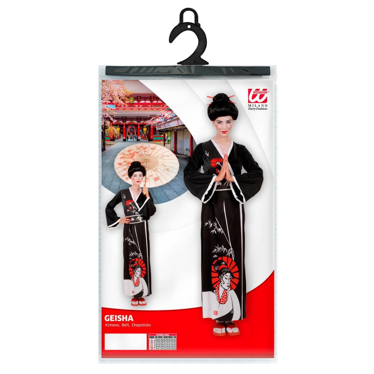 Costume geisha nero