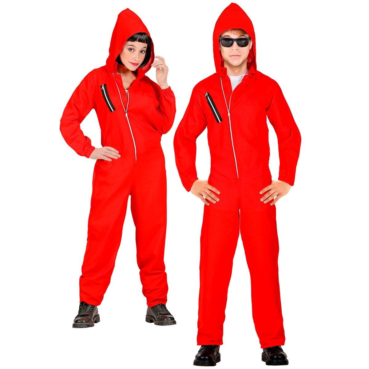 Costume tuta ladro rossa