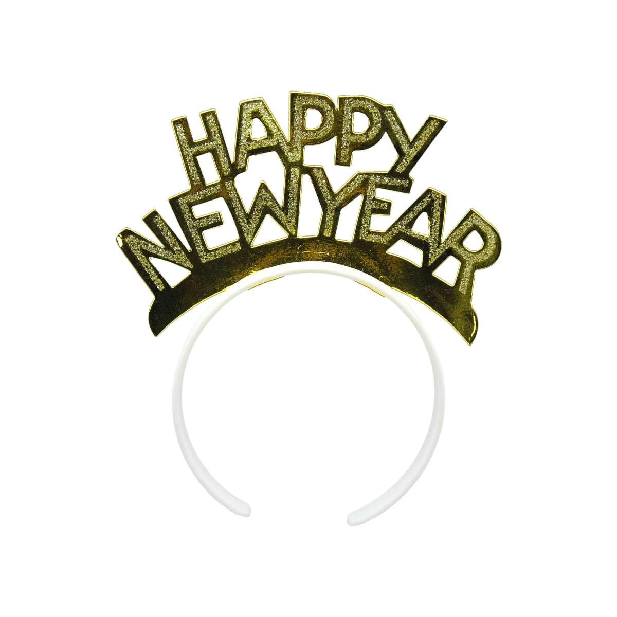 Cerchietto happy new year 6 colori