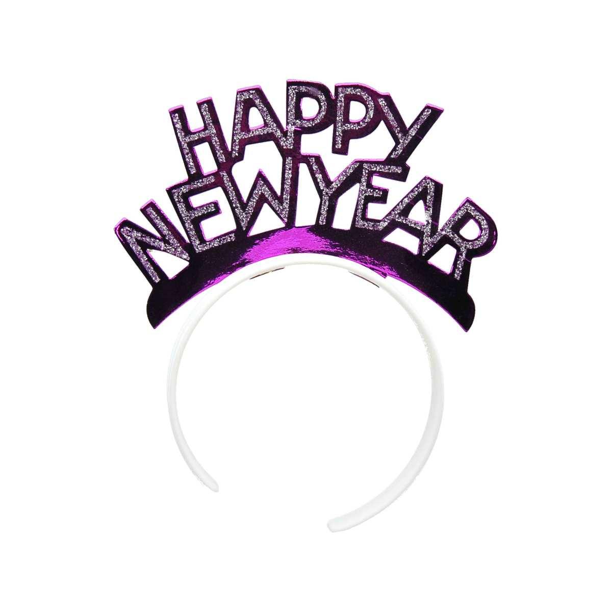 Cerchietto happy new year 6 colori