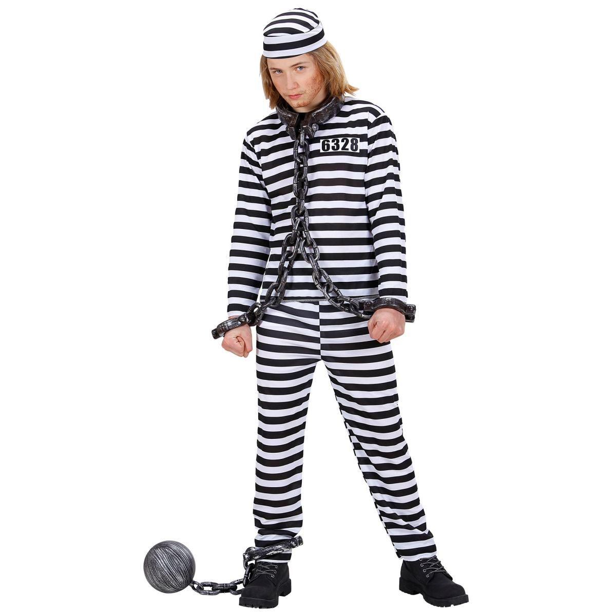 Costume carcerato righe