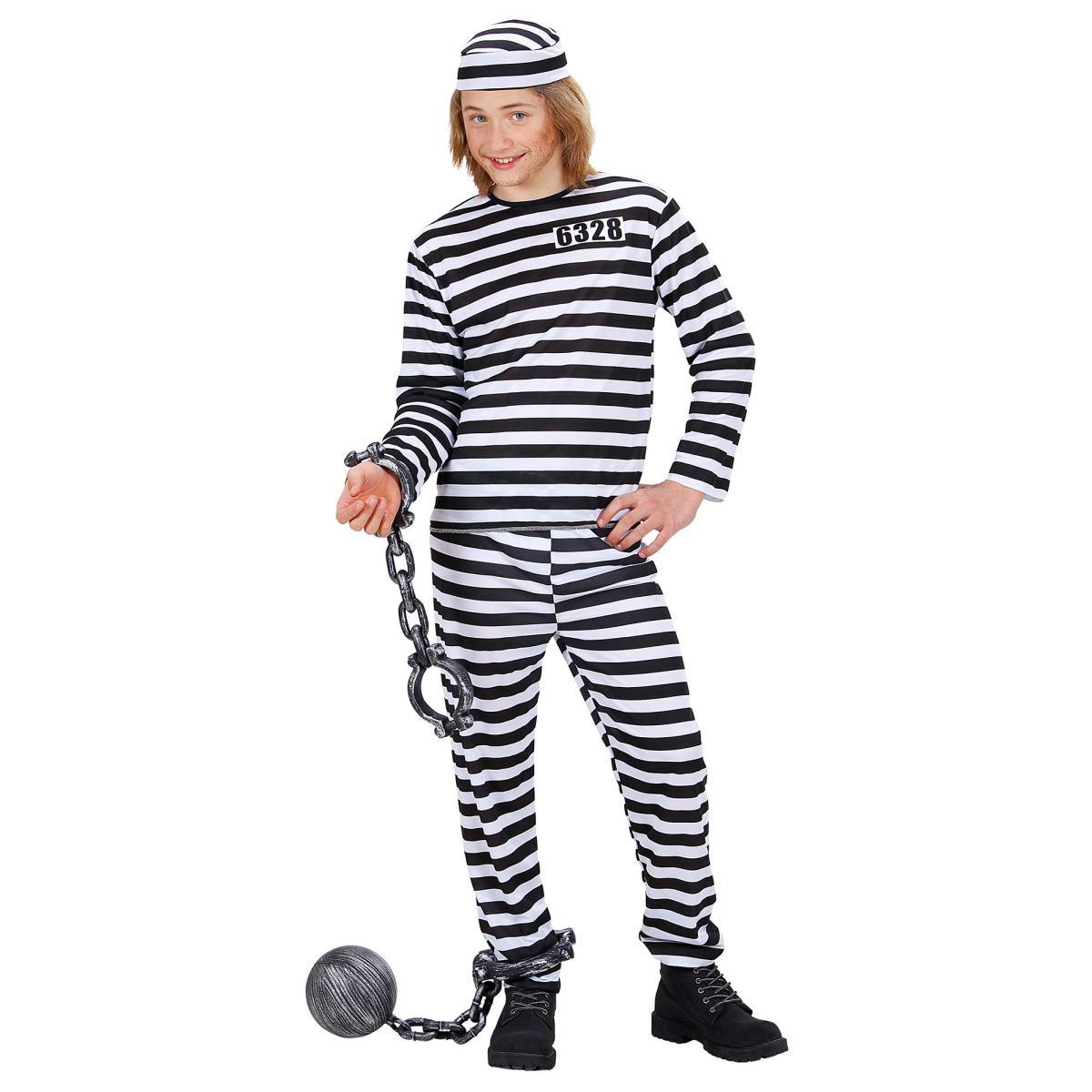 Costume carcerato righe
