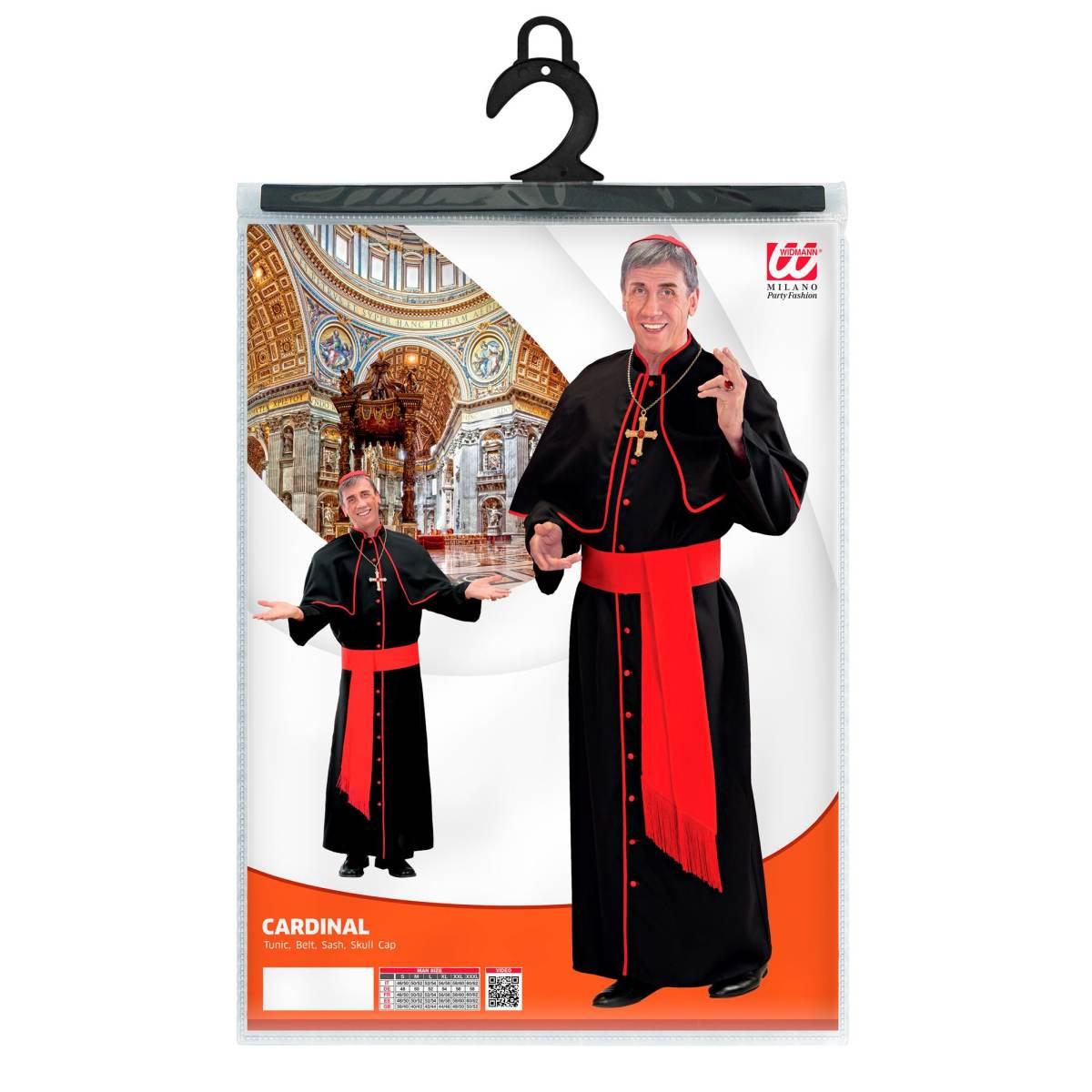 Costume cardinale nero rosso